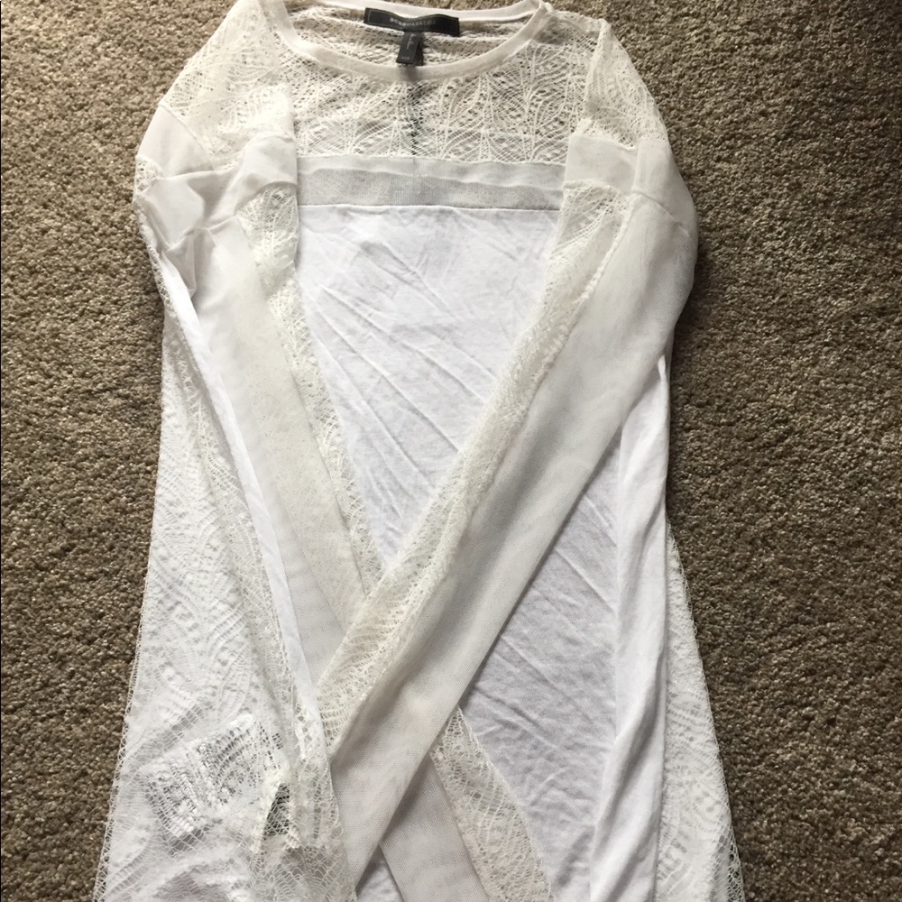 BCBG MAXAZRIA SHEER top